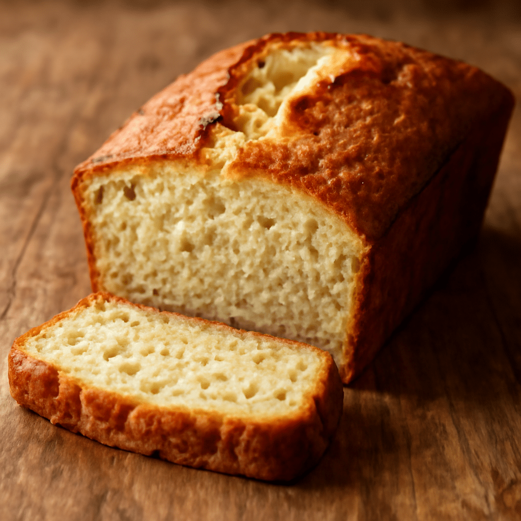 Cottage Cheese Banana Bread Loaf