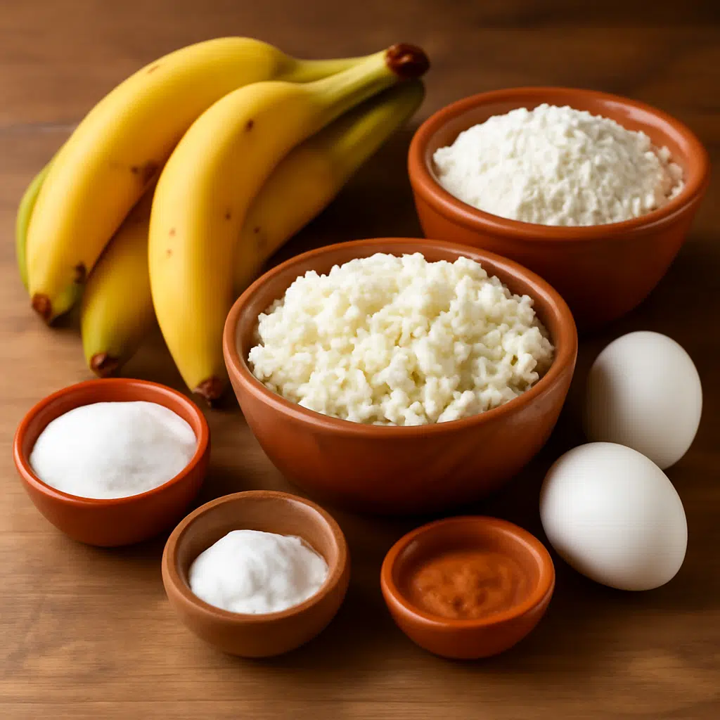 Ingredients for Cottage Cheese Banana Bread
