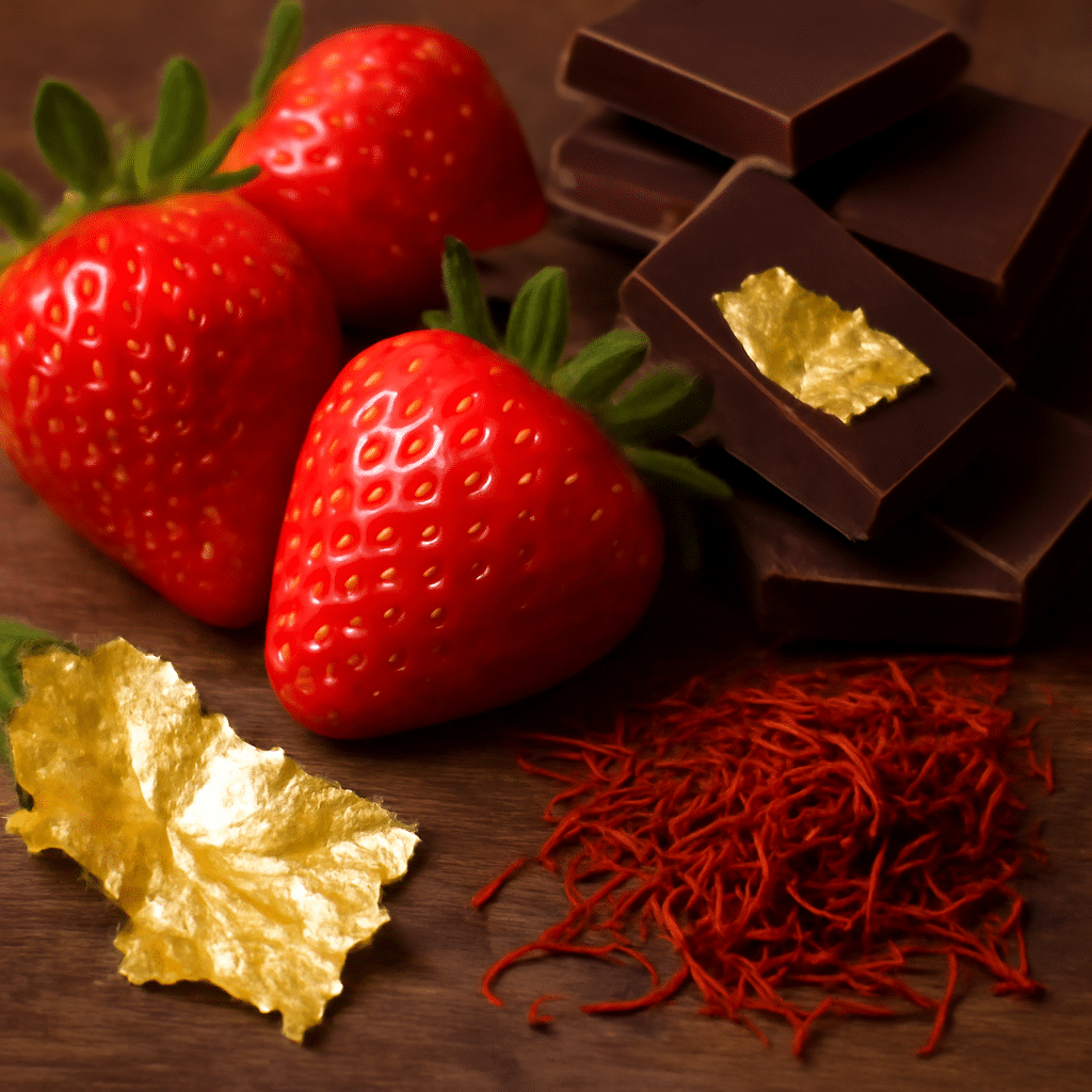 Ingredients for Dubai Chocolate Strawberries
