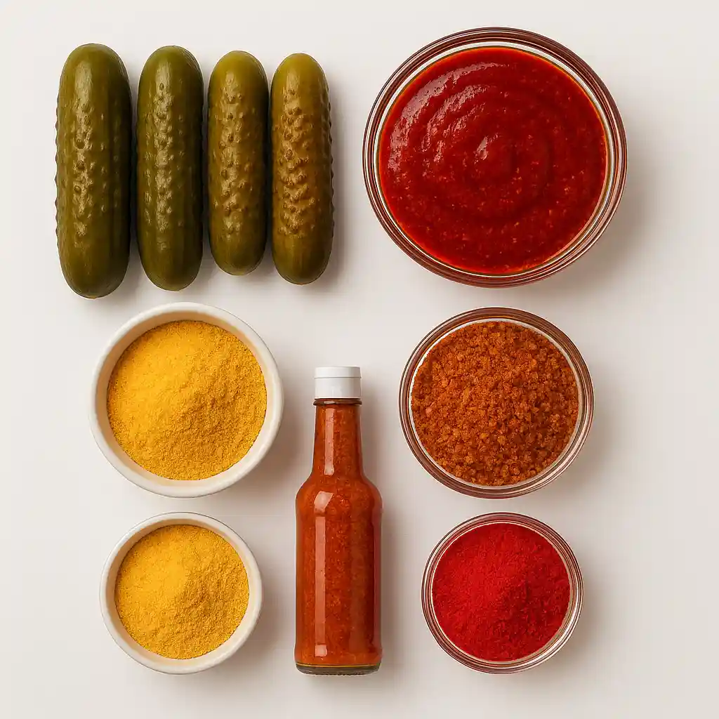 pickle with chamoy ingredients