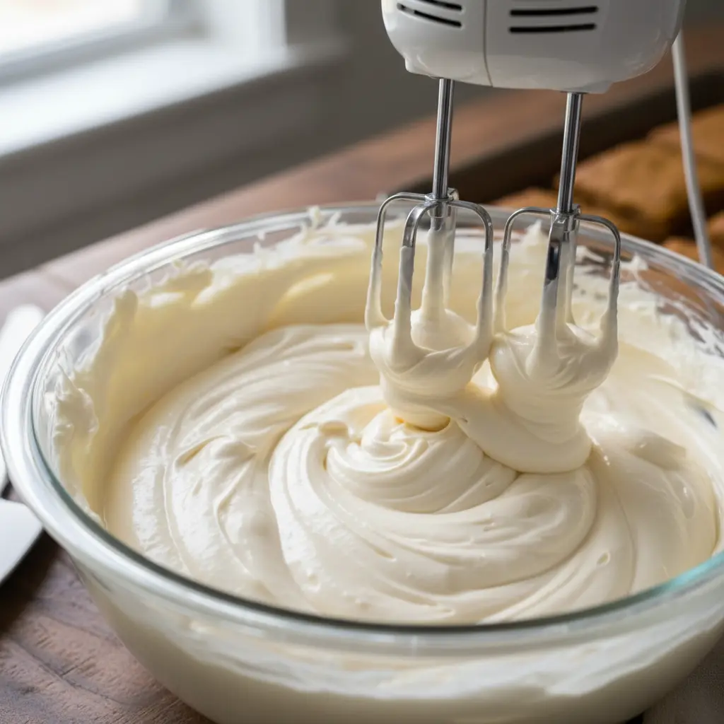 Perfect Cream Cheese Frosting Consistency for Pumpkin Bars