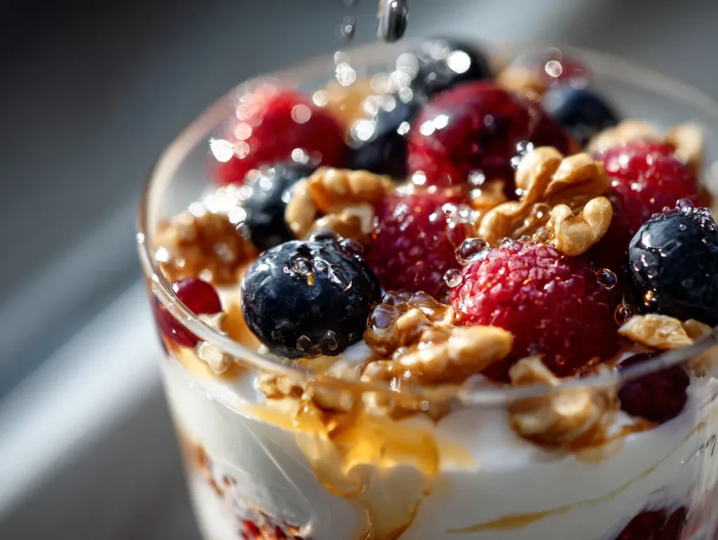 Wegovy Recipes for Weight Loss - Greek yogurt parfait with berries
