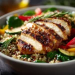 Wegovy Recipes for Weight Loss - vibrant grilled chicken quinoa bowl