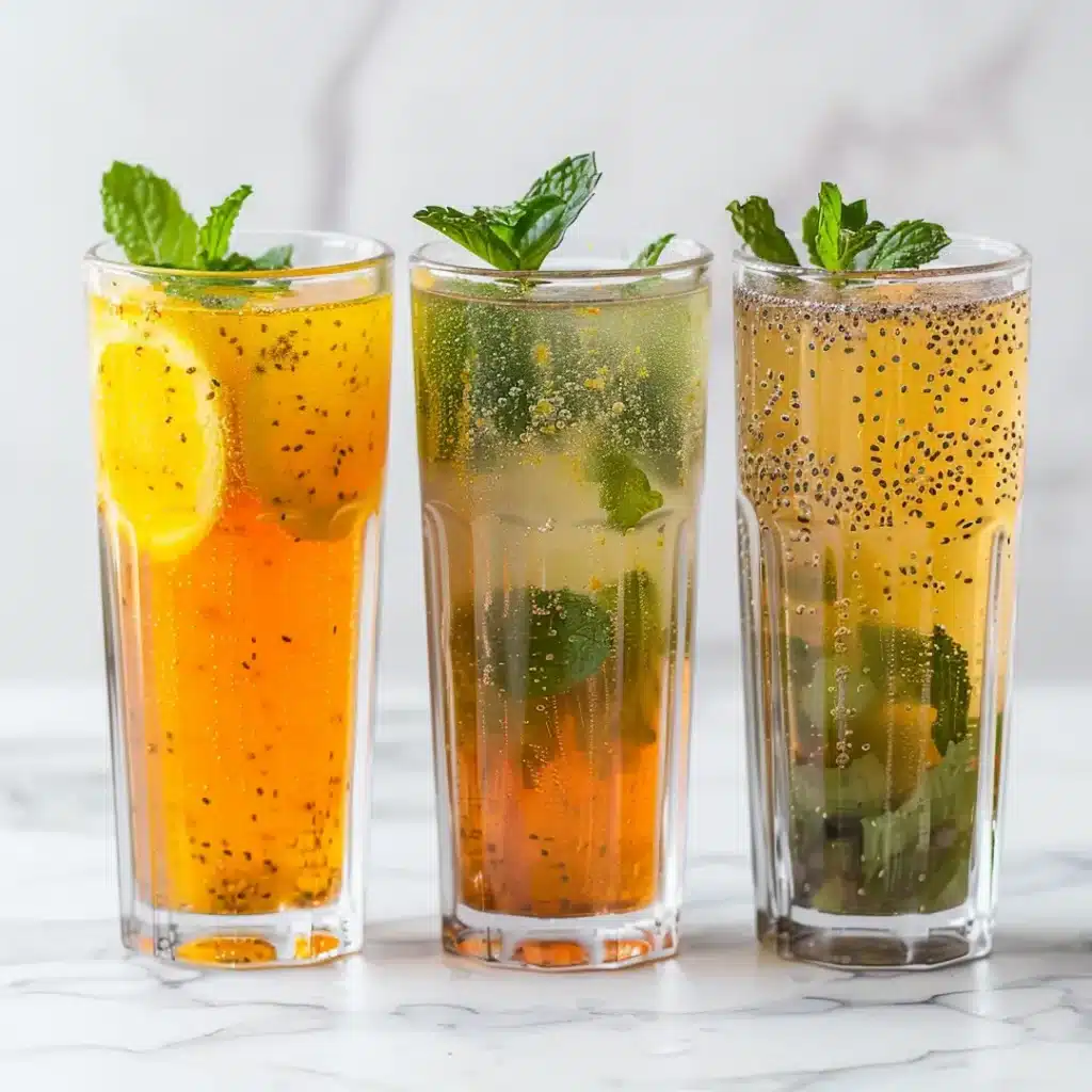 chia seed water recipes three flavor variations for different goals