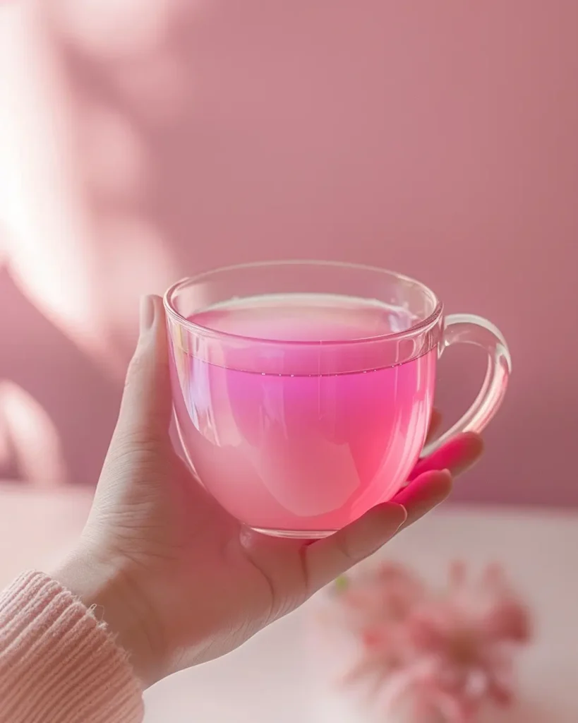 dr oz pink gelatin recipe served warm in glass mug before meals for weight loss
