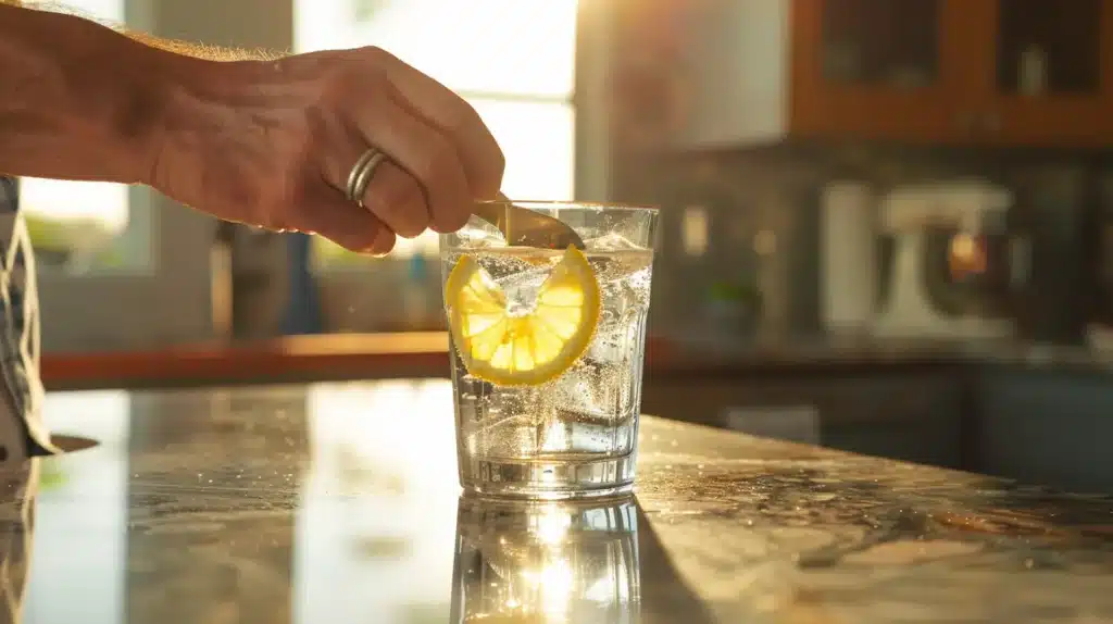 how to make the baking soda trick for men step by step mixing instructions