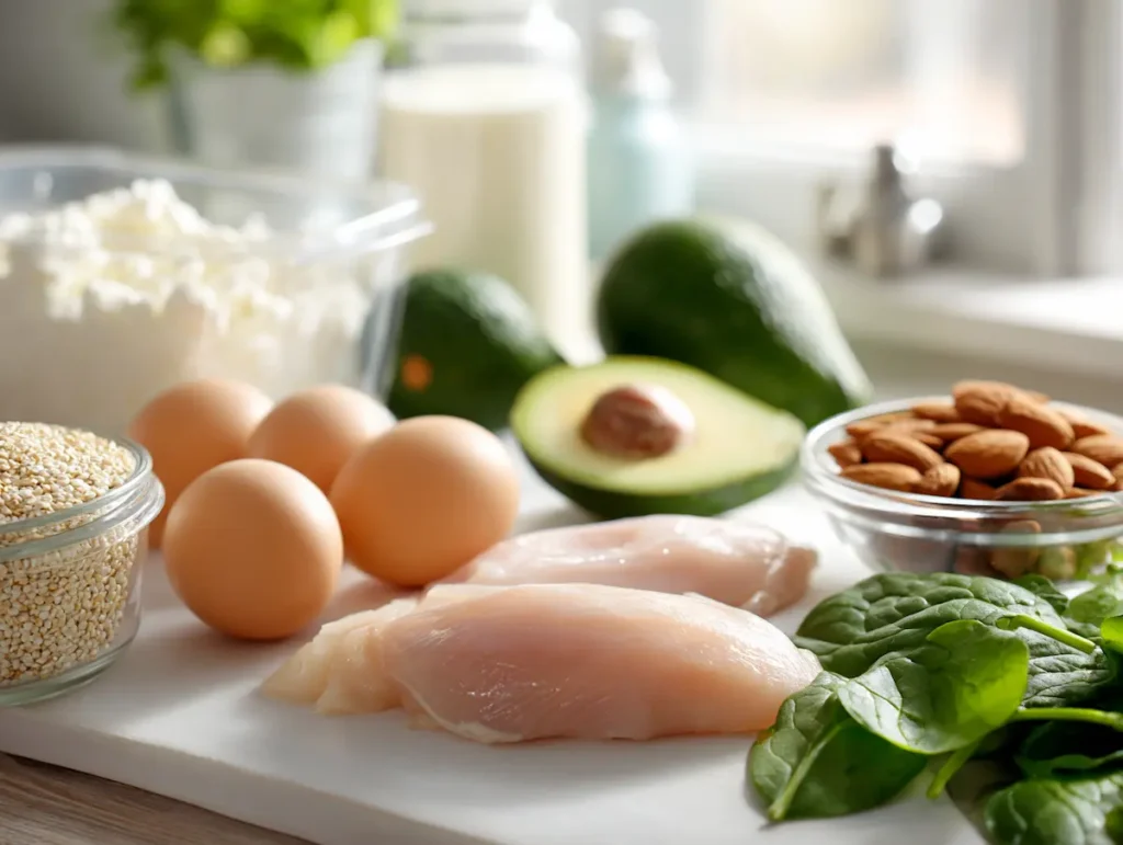 90-30-50-meal-plan-grocery-list-whole-foods-ingredients 90 30 50 meal plan grocery list whole foods ingredients chicken eggs avocado spinach quinoa