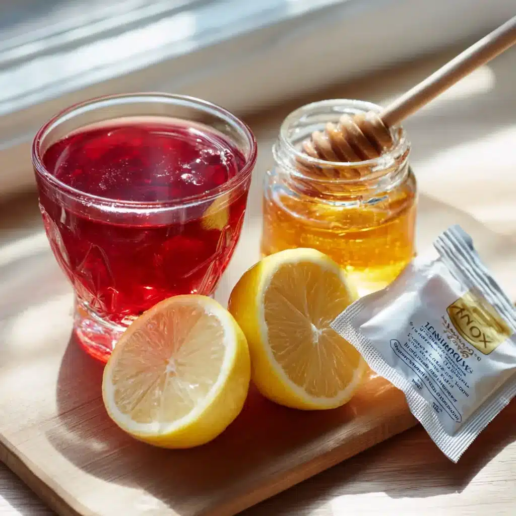 Jillian Michaels Gelatin Recipe vs. Dr. Oz Pink Gelatin Trick — Which One Actually Works in 2026? 15 dr oz pink gelatin trick recipe ingredients cranberry juice knox gelatin honey lemon on white counter