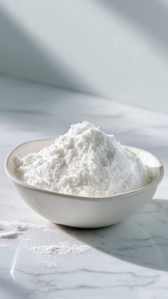 is-gelatin-good-for-you-hero-powder-bowl is gelatin good for you unflavored gelatin powder in white bowl close-up