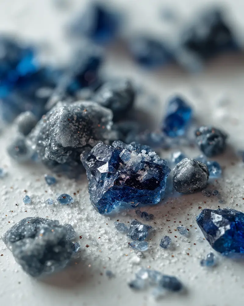 persian-blue-salt-trick-minerals Persian blue salt crystals used in the blue salt trick for men