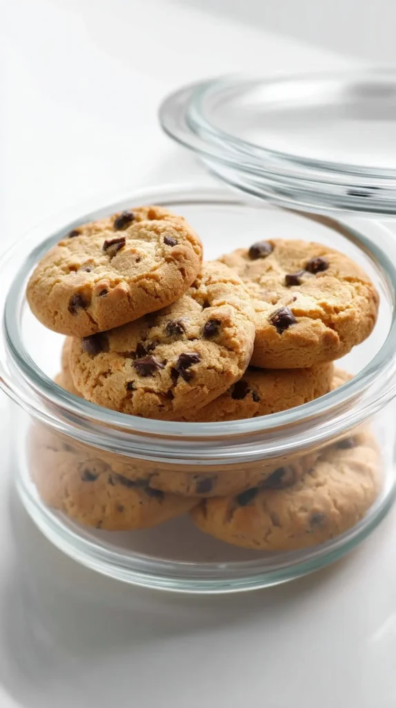 pookies-recipe-stack-three-cookies pookies recipe stack of three perfect golden cookies close-up