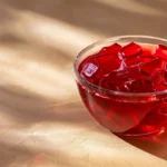 rebel wilson gelatin recipe firm bouncy texture in clear glass showing high protein low carb weight loss snack