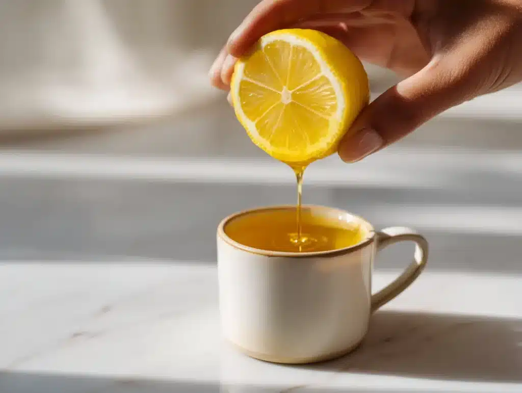 dr-gupta-honey-step3-fresh-lemon fresh lemon squeezed into honey water mug for dr gupta
honey recipe step 3 fresh lemon juice