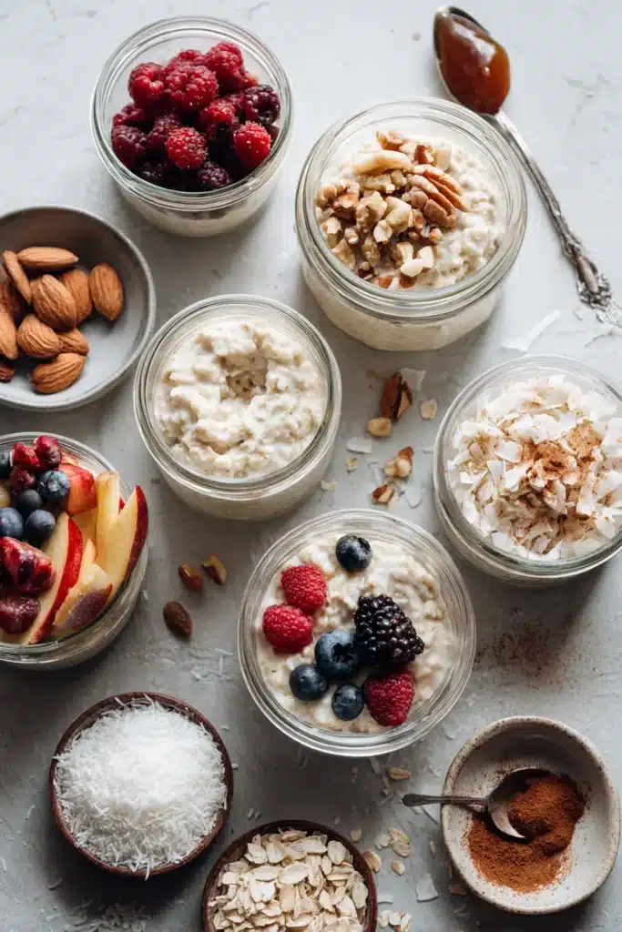 cozy fall breakfast with pioneer woman pumpkin pie overnight oats and coffee