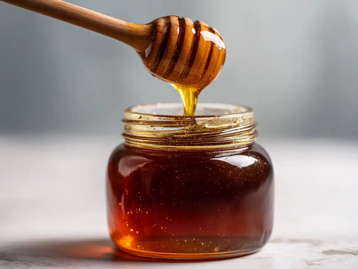 Best Tualang Honey Recipe: The Malaysian Superfood Taking Over Wellness 2 best tualang honey recipe dark amber jar marble surface natural light