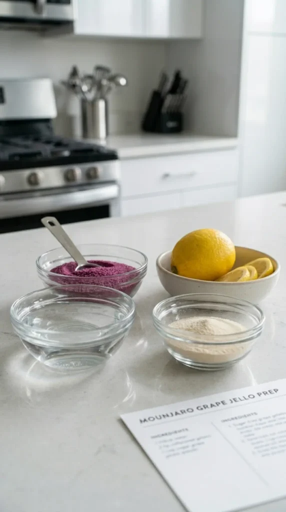 Mounjaro Jello Recipe - Ingredients mounjaro jello recipe ingredients gelatin lemon