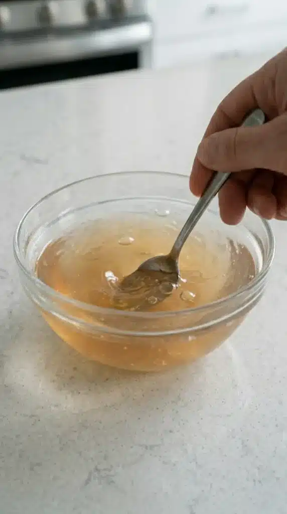 Mounjaro Jello Recipe - Mixing Step mounjaro jello recipe mixing gelatin