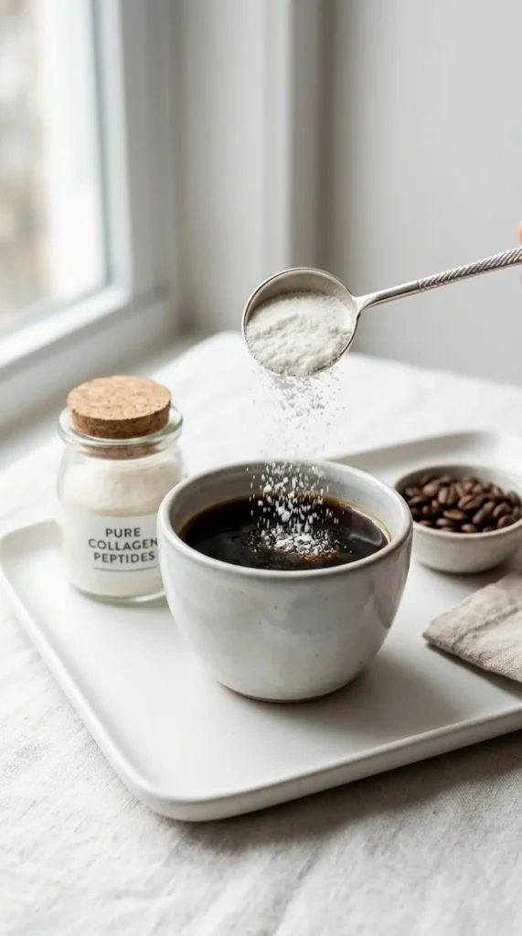 Jillian Michaels collagen hack Pinterest pin.