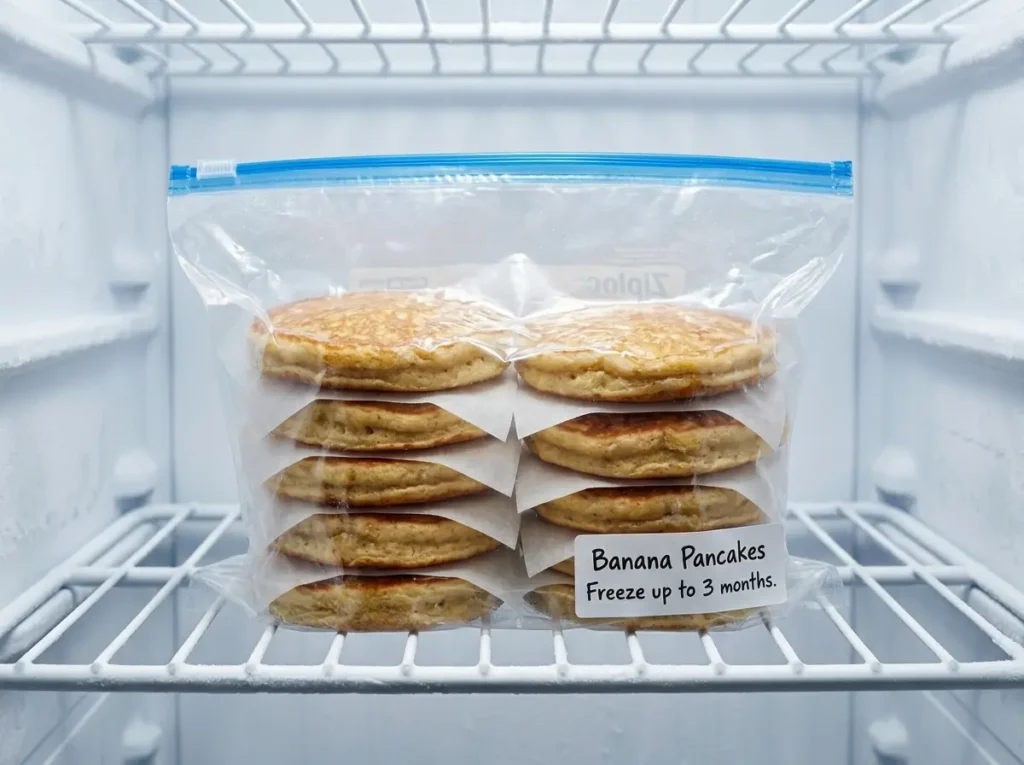 oatmeal banana pancake freeze