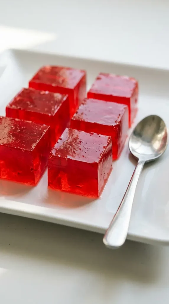 Perfect vegan jello recipe Pinterest pin.